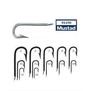  MUSTAD  912 T-DT HOOKS 100PCS